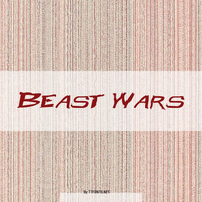 Beast Wars example